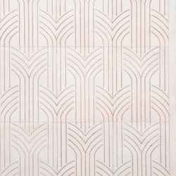 Jolie L, cowhide rug in ivory color. Dos 22 studio
