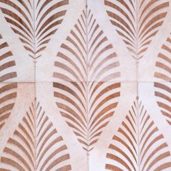 Roots, cowhide rug in light caramel. Dos 22 studio
