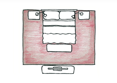 MasterBedroom_A Master bedroom size for a rug, dos22studio